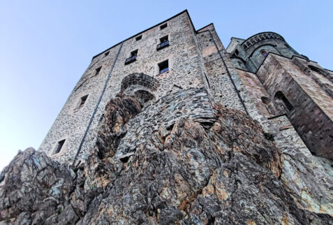 Avigliana – Sacra di San Michele literally built on huge rocks – BBofItaly
