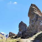 Vallone di Plontaz – some of the rocky towers that make the four teeth of Becca dei quattro denti – BBofItaly