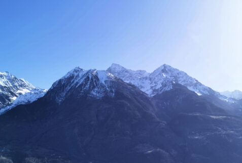 Quart – background Monte Emilius, right Becca di Nona and foreground Mont Pere Laurent – BBofItaly