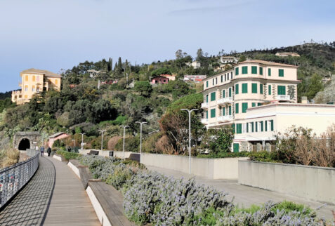 Levanto – the new route toward Bonassola, built where the old railway was – BBofItaly