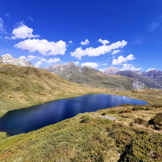 Piccolo San Bernardo – the fantastic Lago di Verney (Verney lake) seen from the pass – BBofItaly