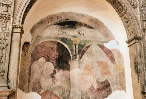 Larino – a fresco inside the cathedral of Santa Maria della Purificazione - BBofItaly