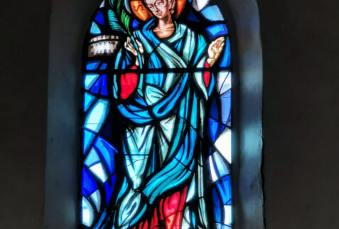 Larino – stained glass window inside the cathedral of Santa Maria della Purificazione - BBofItaly