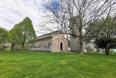 Santa Maria della Strada Matrice – the beautiful church immersed in the greenery of the park – BBofItaly