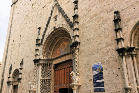 Ascoli Piceno – Façade of San Francesco church – BBofItaly