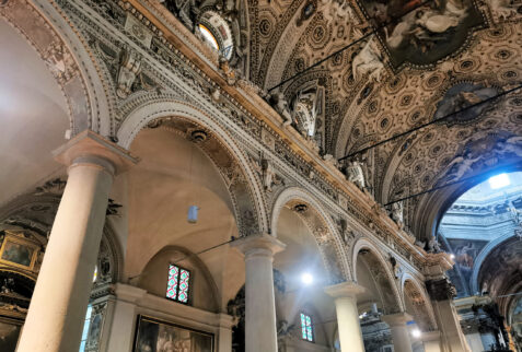 Varese – a glimpse of the ceiling of Basilica di San Vittore – BBofItaly