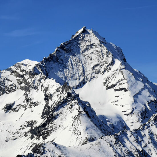 La Stella – Grivola (3969 meters high) wiht the small Nomenon glacier – BBofItaly